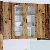 vidaXL Zidni kuhinjski ormarić s policom Staro drvo 80 x 31 x 100 cm | shoptok.hr