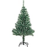  Umjetno božićno drvce 150 LED s kuglicama i snijegom 150 cm | shoptok.hr