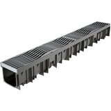 2PR KANALETA ZA ODVODNJAVANJE 2PR-WAVE PE 100 DIM.90X80MM L=1M | Shoptok.si