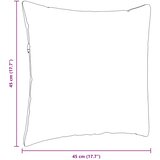  Jastučići za sofu 2 pcs Plava 45 x 45 cm tkanina | shoptok.hr