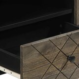 TV ormarić crni 105 x 33 x 46 cm od masivnog drva manga | shoptok.hr