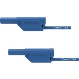 Schützinger VSFK 8700 / 1 / 50 / BL varnostni merilni kabel 4 mm moški konektor 4 mm moški konektor 50.00 cm modra 1 kos, (20423002) | Shoptok.si