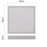  LED plafonsko svetlo LED/28,5W/230V 3000/3500/4000K 30x30 cm bela | Eponuda.com