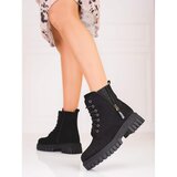 SHELOVET Women's lace-up ankle boots with decorative upper Cijene
