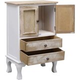 vidaXL predalnik bel 50x30x80 cm les | Shoptok.si
