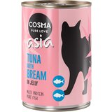 Cosma Asia v želatini 6 x 400 g - Tuna & ploščič Cene