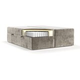 Maison de Rêve Svetlo rjava boxspring postelja s prostorom za shranjevanje 200x200 cm Yoko – | Shoptok.si