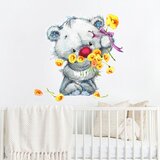 nalepnica.rs teddy with flowers