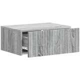  Stenski nočni omarici s predalom Siva Sonoma 49 x 34,5 x 20 cm, (5000209861) | Shoptok.si