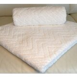 Blue Bell Beli-Peškir Zig Zag 50 cm x 90 cm Cene