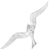 vidaXL zidni dekor Set od 2 Srebrna Aluminij 17 x 4 x 45 cm | shoptok.hr