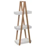 Five stalak 3 police natureo 30x18x82cm mdf bijeli