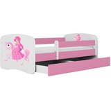 HAPPYKIDS OTROKA POSTELJA DREAMY PRINCESKA NA KONJU (VE BARV IN DIMENZIJ)-Roza-80x160 | Shoptok.si