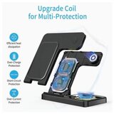  Desktop drzač za mobilni telefon Z5G 3u1 (wireless punjac za mobilni telefon, slusalice i Apple smart watch) | Eponuda.com