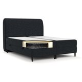 Maison de Rêve Črna boxspring postelja s prostorom za shranjevanje 160x200 cm Melba – | Shoptok.si