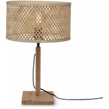 Good&Mojo Stolna lampa u prirodnoj boji s bambusovim sjenilom (visina 38 cm) Java –