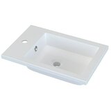 CAMARGUE Espacio Ugradbeni umivaonik (50 x 33,5 cm, Mineralni lijev, Bijele boje) | shoptok.hr