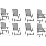  9-dijelni vrtni blagovaonski set antracit čelični | Eponuda.com