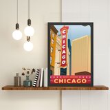 Wallity Uramljena slika Chicago, 55x75 cm | Eponuda.ba