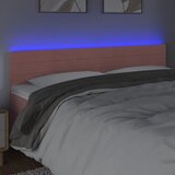  LED uzglavlje ružičasto 160x5x78/88 cm baršunasto | shoptok.hr