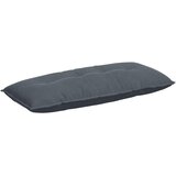 vidaXL Poglavni vzglavnik Temno siva 120 x 50 cm Žametna tkanina | Shoptok.si