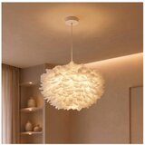 Brilagi Luster na sajli FEATHER 3xE27/40W/230V Ø 50 cm bela Cene