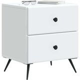  Noćni ormar 2 kom. Bijela 43 x 34,5 x 47,5 cm Konstruirano drvo | shoptok.hr