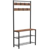 Kalune Design Črna garnitura za predsobo iz recikliranega lesa - Kalune Design | Shoptok.si