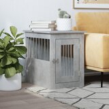 vidaXL Boks za psa betonsko siva 45x62x59 cm inženirski les Cene
