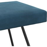  Klupa Plava 80 x 40 x 45 cm Baršun | Eponuda.com