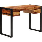  Radni stol s 2 ladice od masivnog drva akacije 110 x 50 x 77 cm | shoptok.hr
