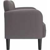 SOFA za dvije osobe siva 110 cm umjetna koža | shoptok.hr