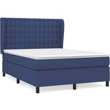  Krevet s oprugama i madracem plavi 140x200 cm od tkanine | shoptok.hr
