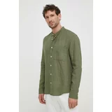 Marc O'Polo Lanena srajca zelena barva