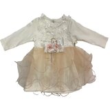 Vrabac Haljina za bebe peach 3534504, Bela Cene