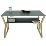 Hanah home Radni sto Lona, 120x72,8x60 cm, Maslina-Zlatne boje | Eponuda.ba