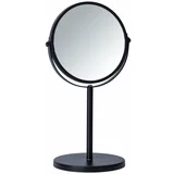 Wenko crno kozmetičko ogledalo Assisi , 17 cm