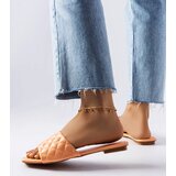 Orange quilted slides Labrie | shoptok.hr