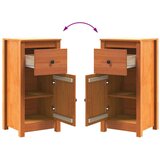  Strani šal s predalom 2 pcs Voskast rjav 39 x 34,5 x 80 cm, (5000107730) | Shoptok.si