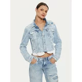 Tommy Jeans Jeans jakna Izzie DW0DW18555 Modra Slim Fit