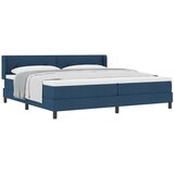 vidaXL Postelja z vzmetnico z vzmetnico Modra 200 x 200 cm Poliester, (5000141927) | Shoptok.si