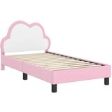  Otroški posteljni okvir z vznožjem Roza 80 x 160 cm PU, (5000104666) | Shoptok.si