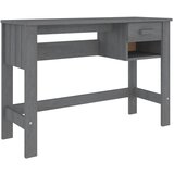 Maison Chic Pisalna miza - pisarniška miza - Računalniška miza temno siva 110x40x75 cm trdna borovina, (21785450) Cene