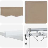 vidaXL avtomatska retraktibilna tenda z LED Bež 300x250 cm, zamenjava tkanine tende za okvir 3x2,5 m Bež, (22145912) | Shoptok.si