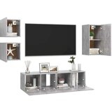 5-dijelni set TV ormarića siva boja betona od iverice | shoptok.hr