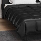 Puni Polna celoletna prevleka Črna 200 x 200 cm Satin in mikrovlakna, (5000147072) | Shoptok.si