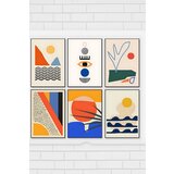 Wallity dekorativna slika Artsycllct11, 33x48cm, 6 delova Cene