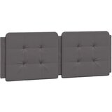 Maison Chic posteljno vzglavje - vzglavna omarica - vzglavna stranica siva 120 cm umetno usnje, (21703949) Cene
