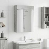  Kupaonski ormar s ogledalom Zidne Siva Sonoma 50 x 14 5 x 70 cm | shoptok.hr