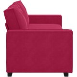  Trosjed Kauč Vinsko Crvena 220x78x84 cm Baršun | Shoptok.si